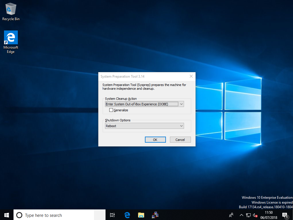 windows 10 pro default key 1803